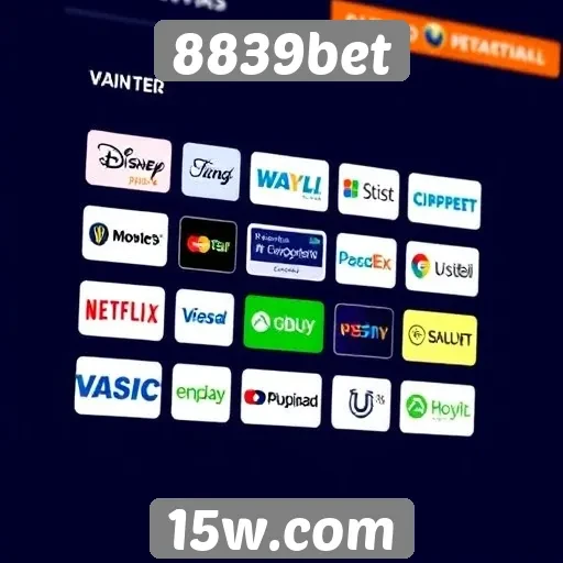 Metodologias de pagamento no 8839bet